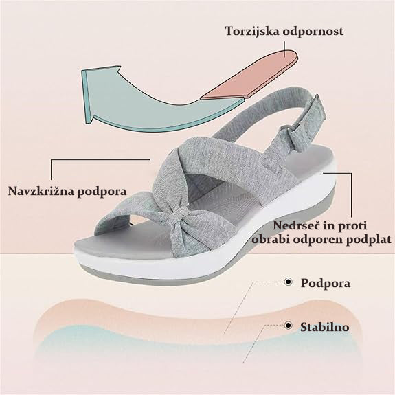 [Časovno omejena ponudba 🎁 50 % popust - Ne zamudite] 💓 Ergonomski ortopedski sandali in ortopedske nogavice - Hoja brez bolečin 👞 Olajšajte si hojo✨