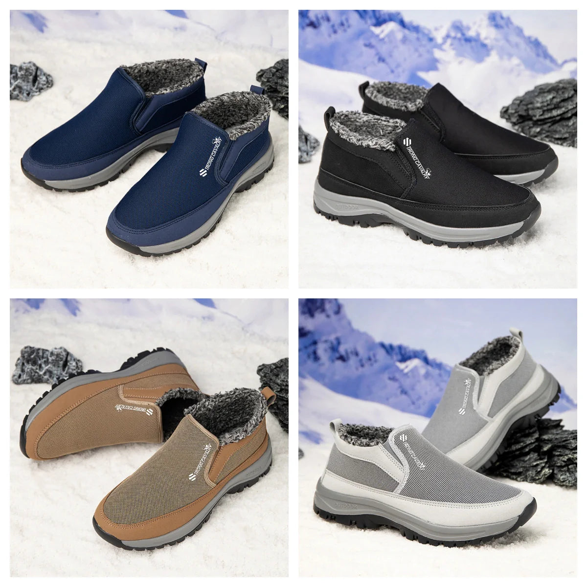(⏰50 % popust za omejen čas, samo danes🎁) ❄️Udobni italijanski zimski škornji za moške👞Toplini✅Lajšajo bolečine v stopalih