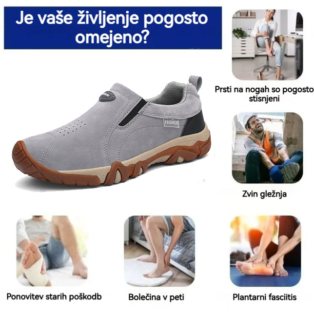 (🔥50 % popusta danes - zgrabite ga!) Vrhunski elegantni ortopedski čevlji 👞 - ergonomska oblika za lajšanje bolečin