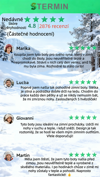 (🔥50 % popust danes - ⏰Ne zamudite!) - Mehki in udobni snežni škornji genettech® (z oporo za stopalni lok - olajšajo hojo)