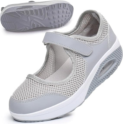 [🎁Današnji 50 % popust, ne zamudite brezplačnih ortopedskih nogavic] Ergonomsko oblikovani ortopedski čevlji z zračno blazino, ki se enostavno znebijo bolečin v stopalih 👞Ni treba zavezovati vezalk, enostavno jih je obuvati in sezuvati