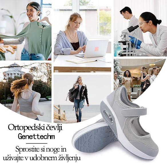 [🎁Današnji 50 % popust, ne zamudite] Ergonomsko oblikovani ortopedski čevlji z zračno blazino, ki se zlahka znebijo bolečin v stopalih👞