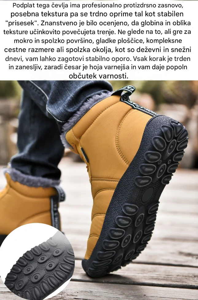 (🔥50 % popust danes - ⏰Ne zamudite!) - Mehki in udobni snežni škornji genettech® (z oporo za stopalni lok - olajšajo hojo)