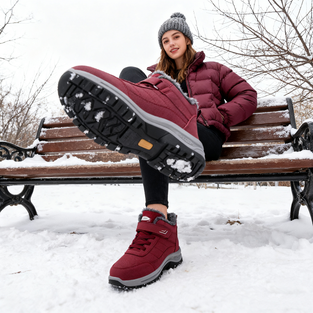 🔥Črni petek: 50 % popust!⏰ - Zimski ortopedski čevlji genettech®, 👞 Nedrseči in topli - Udoben kroj - Ergonomska oblika. (Unisex)