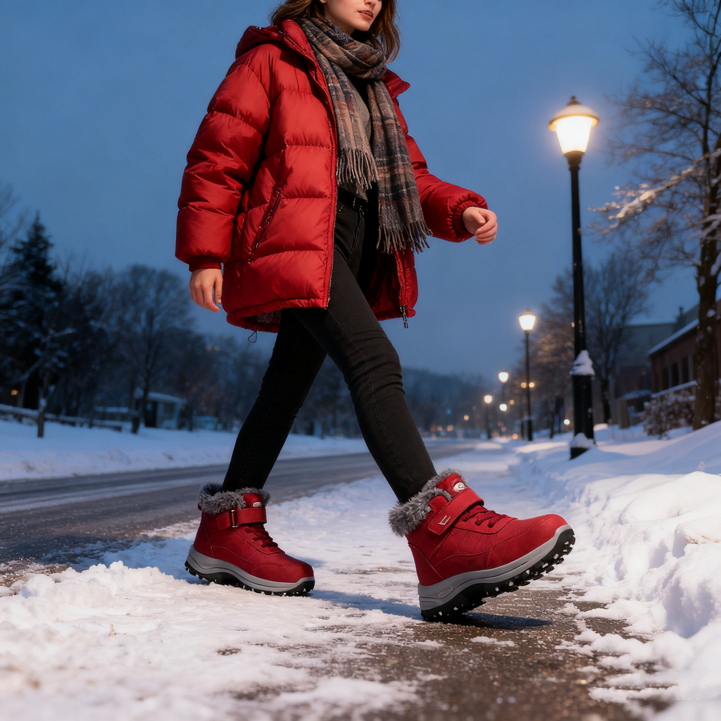 🔥Črni petek: 50 % popust!⏰ - Zimski ortopedski čevlji genettech®, 👞 Nedrseči in topli - Udoben kroj - Ergonomska oblika. (Unisex)