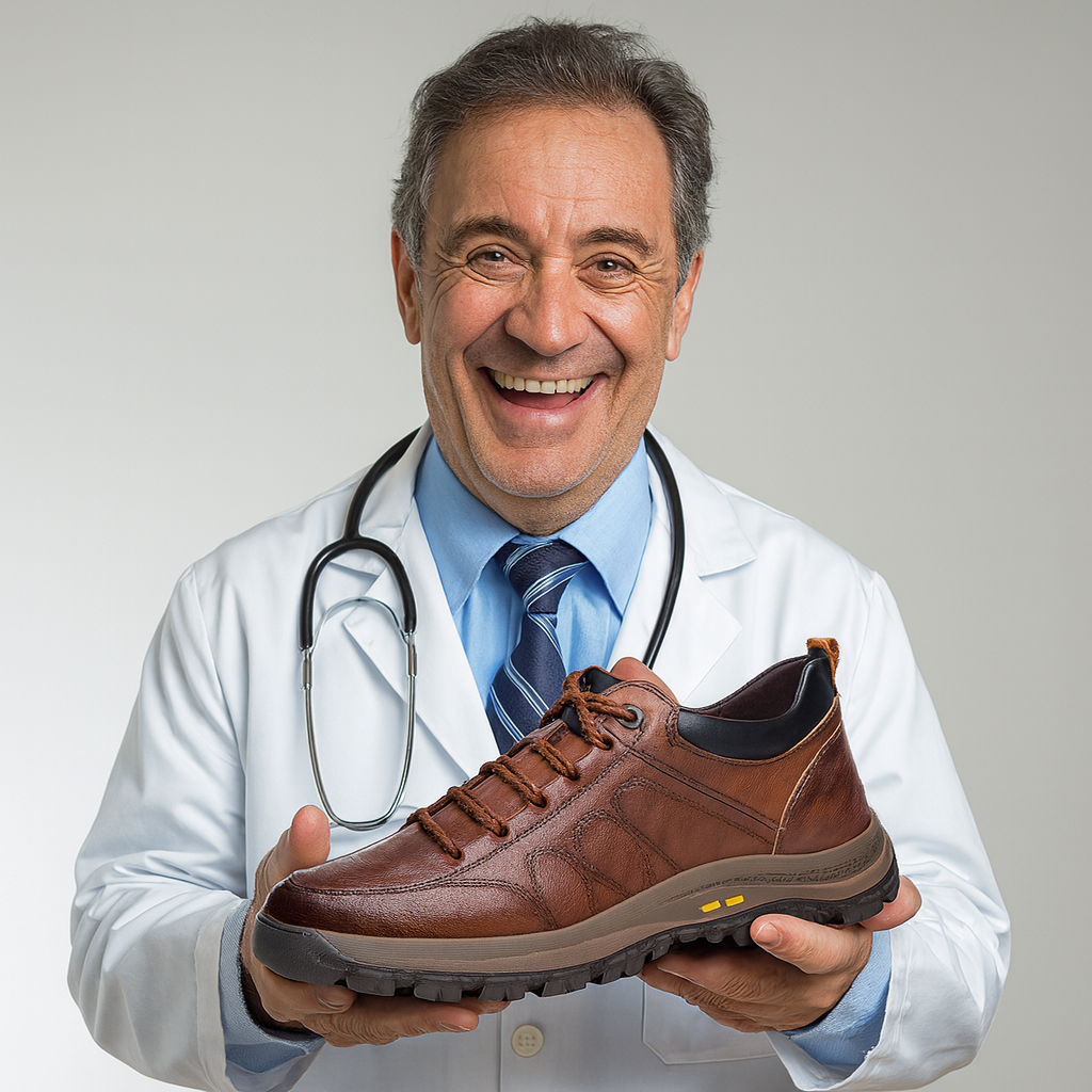 ⏰50 % popust za omejen čas🔥Ročno šivani avstralski čevlji iz pravega usnja👞Enostavno obuvanje in sezuvanje✅Pametno lajšanje bolečin z umetno inteligenco: vodoodporni in nedrseči