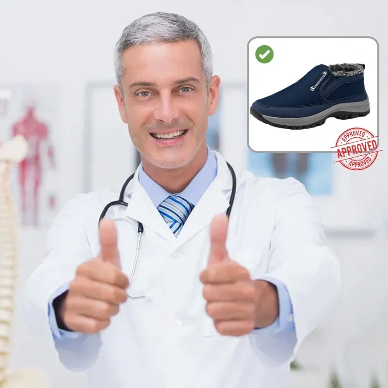 (⏰50 % popust za omejen čas, samo danes🎁) ❄️Udobni italijanski zimski škornji za moške👞Toplini✅Lajšajo bolečine v stopalih