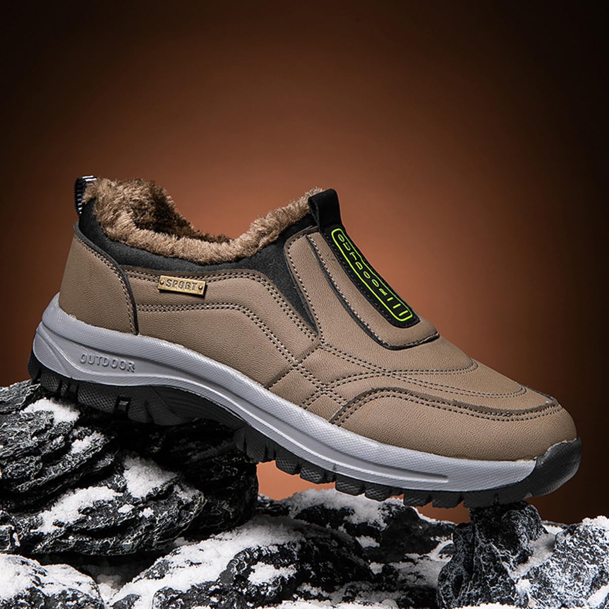 ⚡Omejen popust 50 % —— Ergonomski ortopedski čevlji s krzneno podlogo, lajšajo bolečine v stopalih, hrbtu in sklepih, unisex