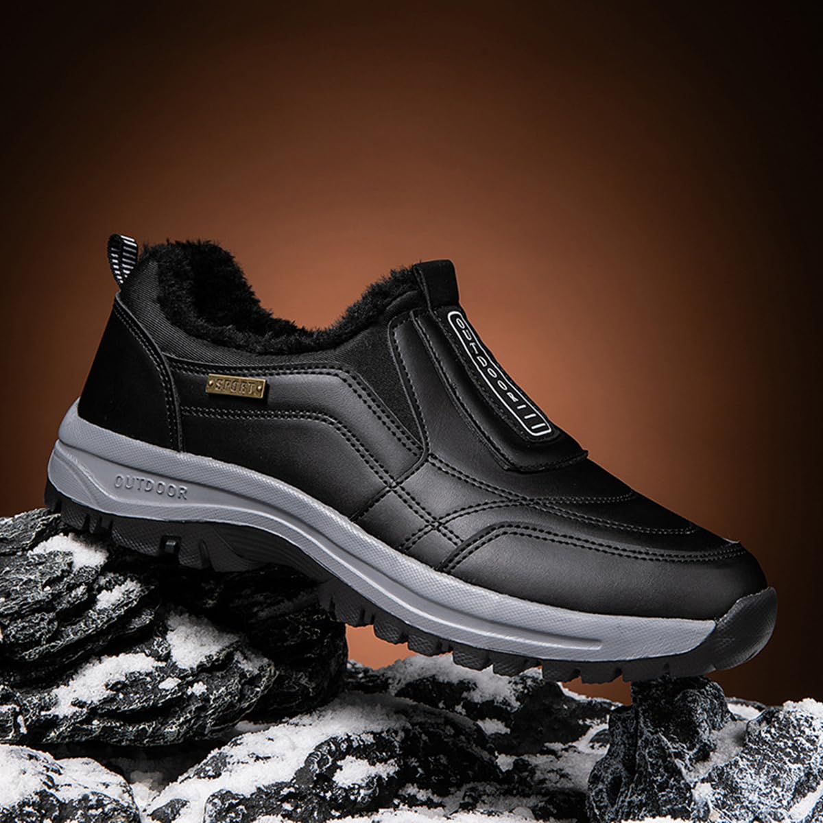 ⚡Omejen popust 50 % —— Ergonomski ortopedski čevlji s krzneno podlogo, lajšajo bolečine v stopalih, hrbtu in sklepih, unisex