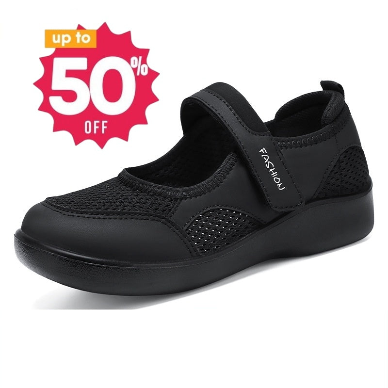 [🔥🔥50 % popust!] Ženski zaščitni sandali z zaprtimi prsti 👟 + bonus ortopedske nogavice 🧦! Udobni za vožnjo na delo, nakupovanje in potovanje ✨, ter za zdravje vaših stopal 🦶!