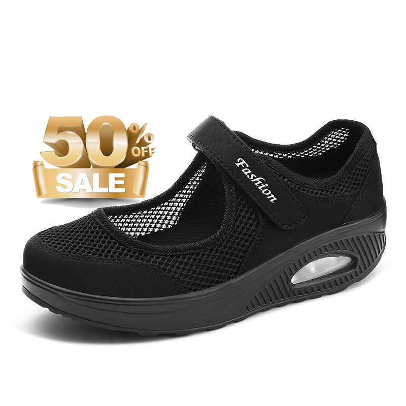 [🎁Današnji 50 % popust, ne zamudite brezplačnih ortopedskih nogavic] Ergonomsko oblikovani ortopedski čevlji z zračno blazino, ki se enostavno znebijo bolečin v stopalih 👞Ni treba zavezovati vezalk, enostavno jih je obuvati in sezuvati