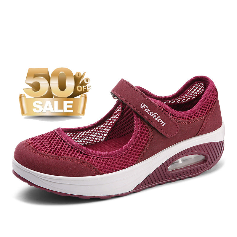 [🎁Današnji 50 % popust, ne zamudite brezplačnih ortopedskih nogavic] Ergonomsko oblikovani ortopedski čevlji z zračno blazino, ki se enostavno znebijo bolečin v stopalih 👞Ni treba zavezovati vezalk, enostavno jih je obuvati in sezuvati
