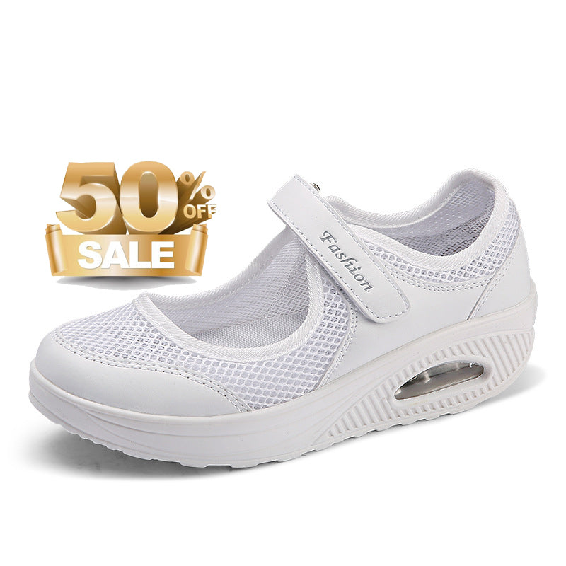 [🎁Današnji 50 % popust, ne zamudite brezplačnih ortopedskih nogavic] Ergonomsko oblikovani ortopedski čevlji z zračno blazino, ki se enostavno znebijo bolečin v stopalih 👞Ni treba zavezovati vezalk, enostavno jih je obuvati in sezuvati