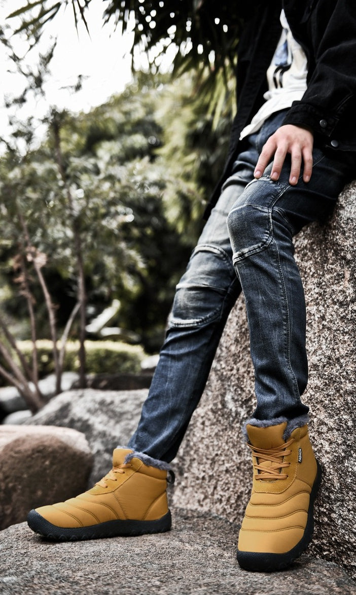 (🔥50 % popust danes - ⏰Ne zamudite!) - Mehki in udobni snežni škornji genettech® (z oporo za stopalni lok - olajšajo hojo)