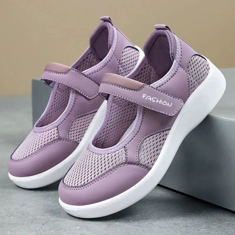 [🔥🔥50 % popust!] Ženski zaščitni sandali z zaprtimi prsti 👟 + bonus ortopedske nogavice 🧦! Udobni za vožnjo na delo, nakupovanje in potovanje ✨, ter za zdravje vaših stopal 🦶!