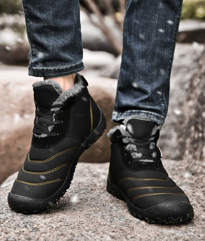 (🔥50 % popust danes - ⏰Ne zamudite!) - Mehki in udobni snežni škornji genettech® (z oporo za stopalni lok - olajšajo hojo)