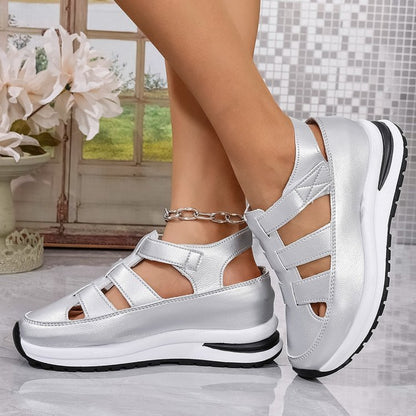 Modni sandali👡, široki in udobni, nedrseča oblika, prihranijo vam težave z zavezovanjem vezalk. Ne dovolite, da vam vezalke pokvarijo dobro voljo! 🌼50 % popust danes, brezplačne udobne nogavice🧦