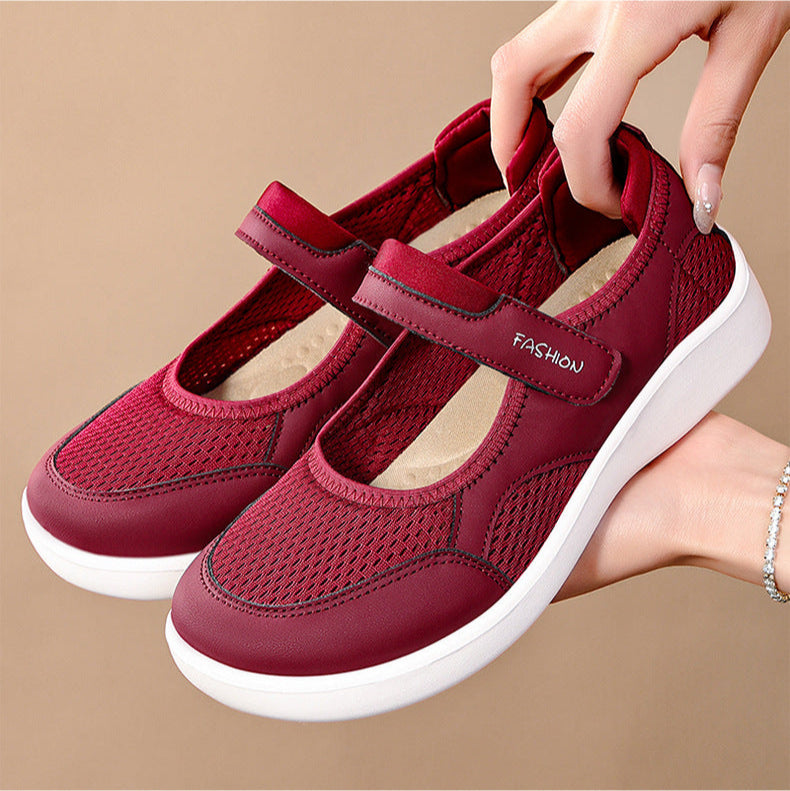 [🔥🔥50 % popust!] Ženski zaščitni sandali z zaprtimi prsti 👟 + bonus ortopedske nogavice 🧦! Udobni za vožnjo na delo, nakupovanje in potovanje ✨, ter za zdravje vaših stopal 🦶!