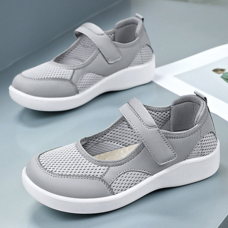 [🔥🔥50 % popust!] Ženski zaščitni sandali z zaprtimi prsti 👟 + bonus ortopedske nogavice 🧦! Udobni za vožnjo na delo, nakupovanje in potovanje ✨, ter za zdravje vaših stopal 🦶!