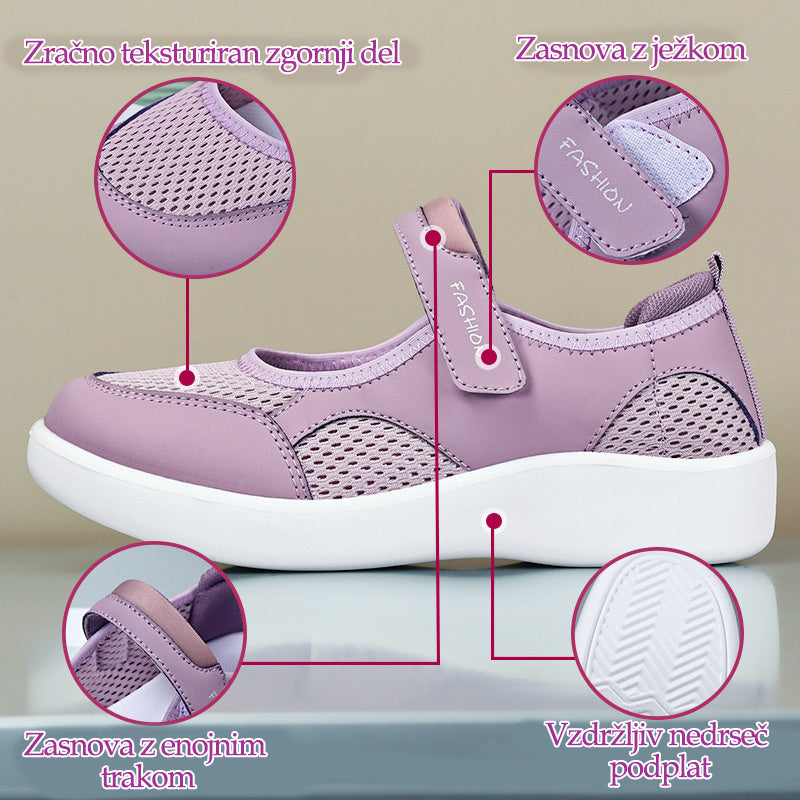 [🔥🔥50 % popust!] Ženski zaščitni sandali z zaprtimi prsti 👟 + bonus ortopedske nogavice 🧦! Udobni za vožnjo na delo, nakupovanje in potovanje ✨, ter za zdravje vaših stopal 🦶!