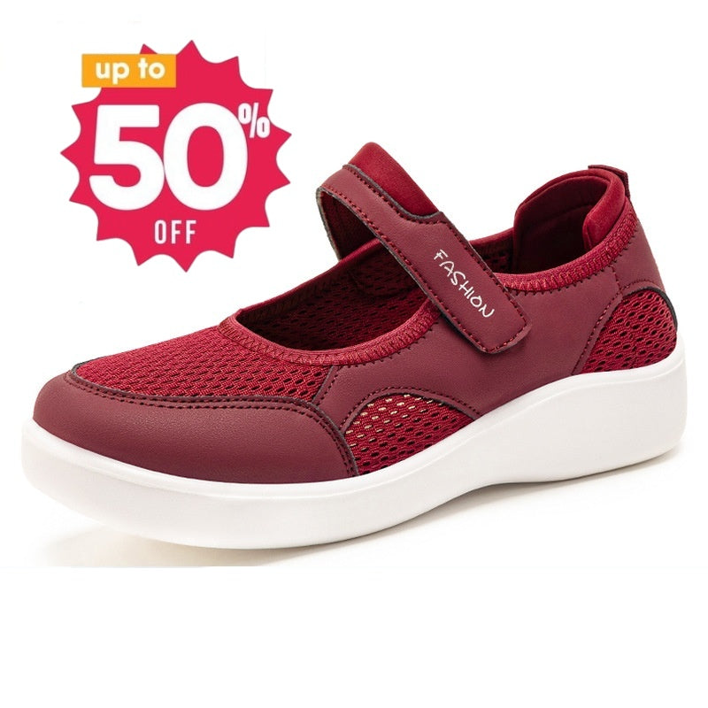 [🔥🔥50 % popust!] Ženski zaščitni sandali z zaprtimi prsti 👟 + bonus ortopedske nogavice 🧦! Udobni za vožnjo na delo, nakupovanje in potovanje ✨, ter za zdravje vaših stopal 🦶!