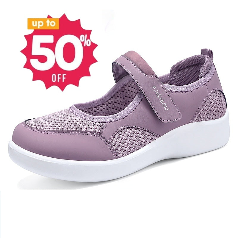 [🔥🔥50 % popust!] Ženski zaščitni sandali z zaprtimi prsti 👟 + bonus ortopedske nogavice 🧦! Udobni za vožnjo na delo, nakupovanje in potovanje ✨, ter za zdravje vaših stopal 🦶!