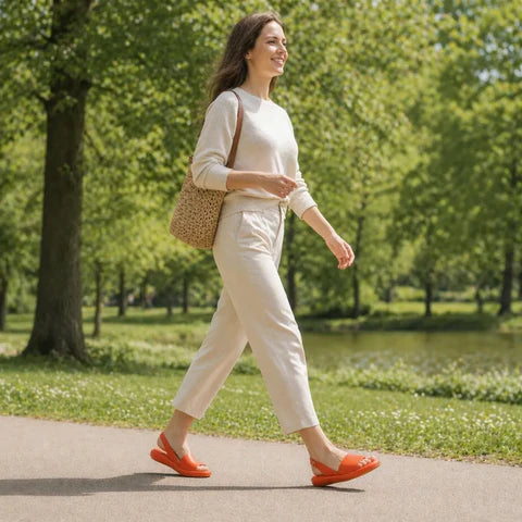 ⏰ Samo danes -50%!  👡 Udobni sandali z oporo za stopalni lok 🦶 Ergonomska zasnova za celodnevno udobje pri hoji ✅