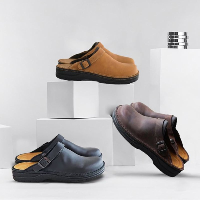 🔥Današnja ponudba👞Moški usnjeni copati za prosti čas