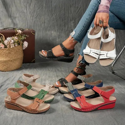 🔥Časovno omejen 50% popust - Poletni ortopedski sandali - Ergonomska oblika ✅100% neboleča hoja