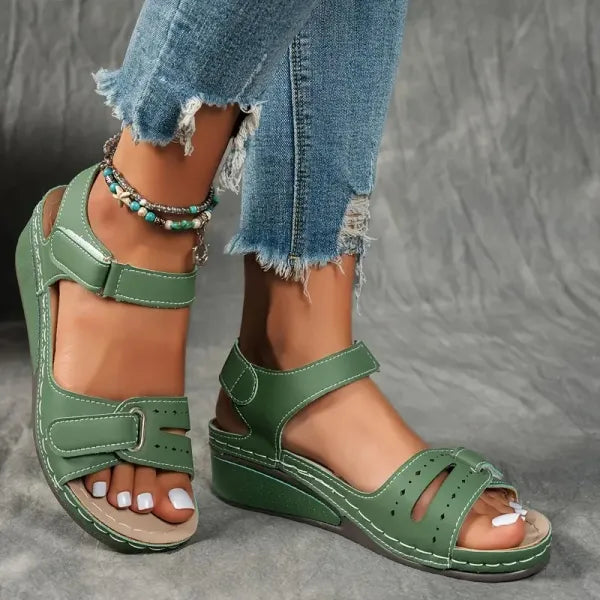 🔥Časovno omejen 50% popust - Poletni ortopedski sandali - Ergonomska oblika ✅100% neboleča hoja