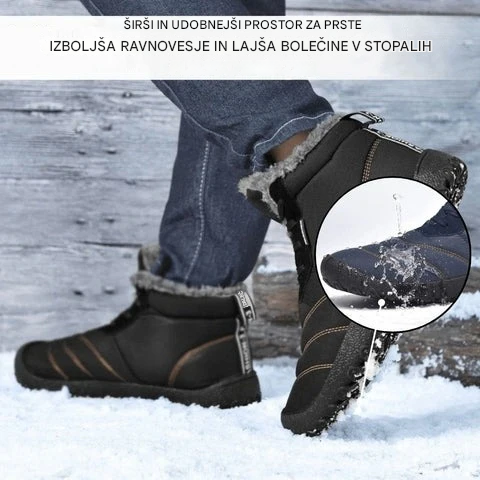 (🔥50 % popust danes - ⏰Ne zamudite!) - Mehki in udobni snežni škornji genettech® (z oporo za stopalni lok - olajšajo hojo)