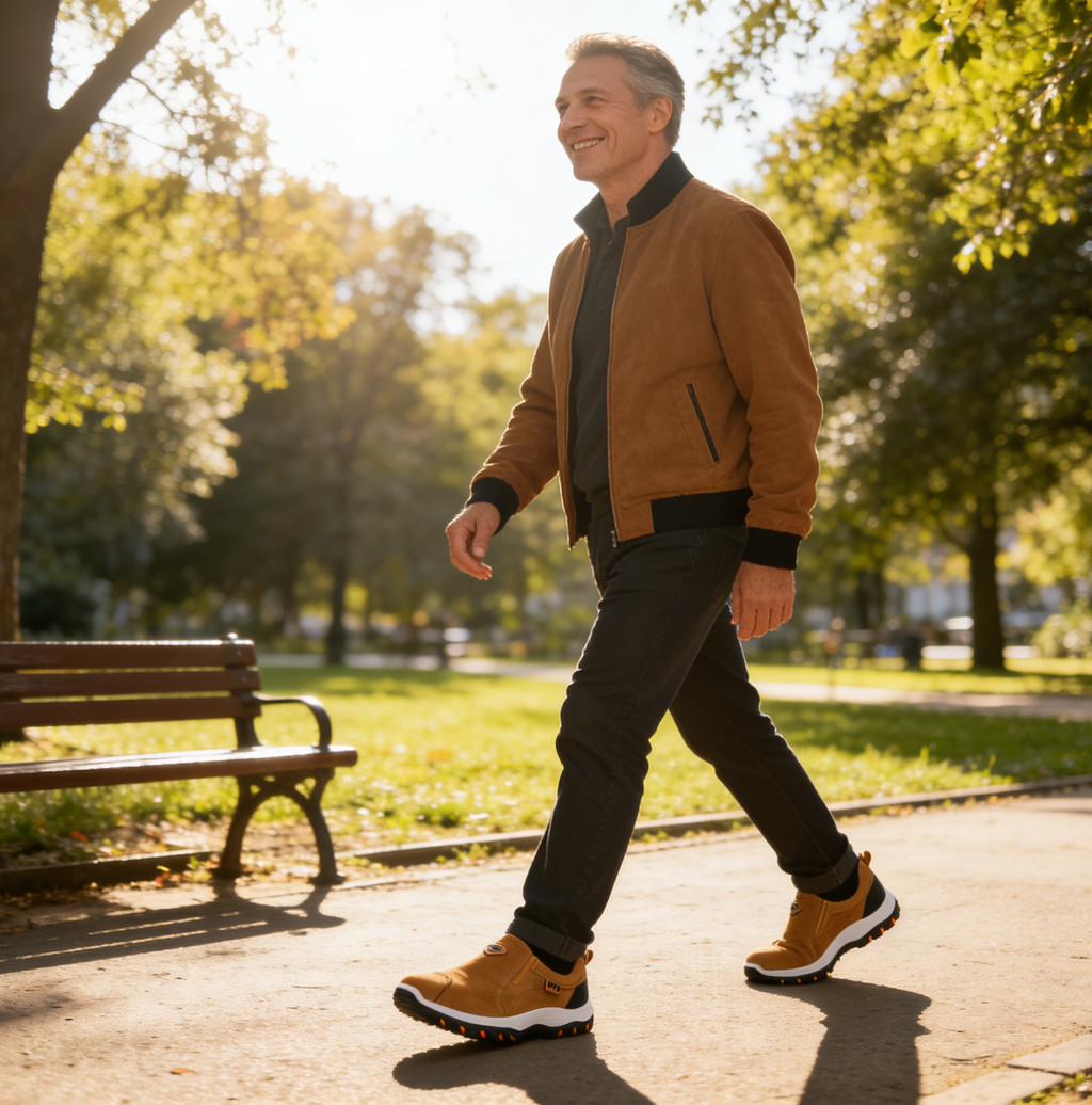 (🔥50 % POPUSTA DANES - NE ZAMUDITE) ⏰ - Mehki in udobni italijanski luksuzni semiš ortopedski čevlji znamke (Znebite se bolečin v stopalih)