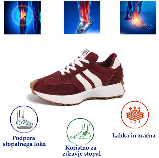 Prosti čas čevlji Genettech® | S širokim prstnim delom za zmanjšanje pritiska na stopala.