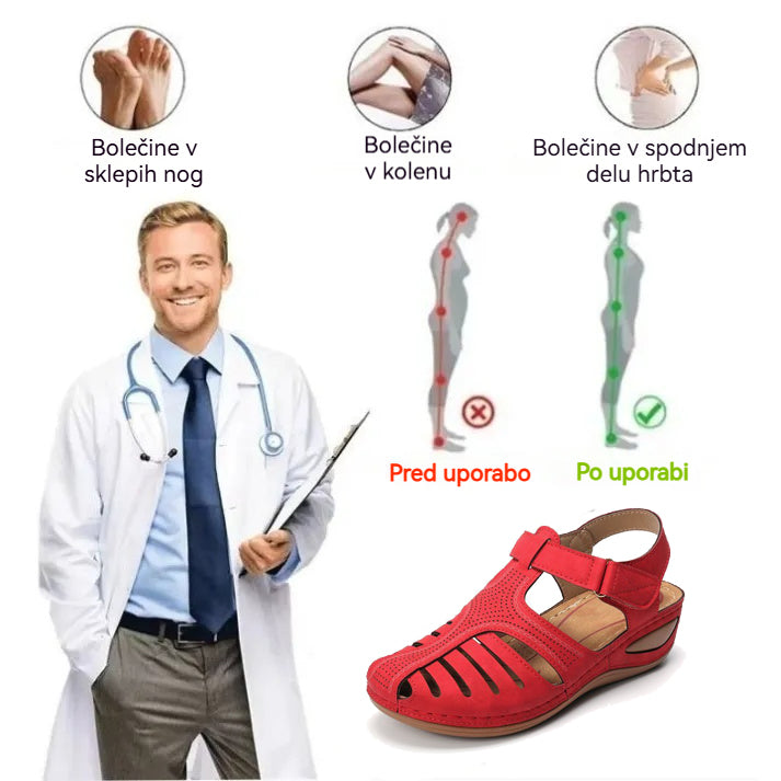 💥【Časovno omejeno 24 ur! ⏰Pridite in si jih zagotovite! 】Prvi zračni ortopedski sandali, ki jih priporočajo zdravniki👡 50 % popust na prvo naročilo + brezplačne nogavice v vrednosti 20 evrov! | Podpora za stopalni lok + zaščita pred trenjem, proti boleč
