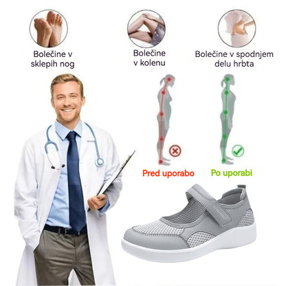 [🔥🔥50 % popust!] Ženski zaščitni sandali z zaprtimi prsti 👟 + bonus ortopedske nogavice 🧦! Udobni za vožnjo na delo, nakupovanje in potovanje ✨, ter za zdravje vaših stopal 🦶!