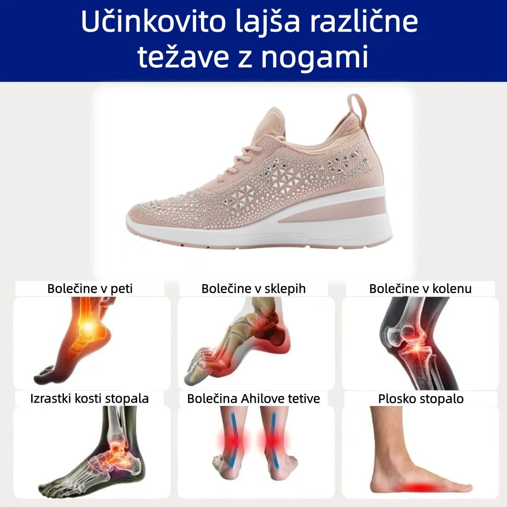 Ženski ortopedski čevlji Suuperre® | Ergonomsko oblikovani za lajšanje bolečin v hrbtu, sklepih in stopalih ter zagotavljajo vrhunsko udobje.
