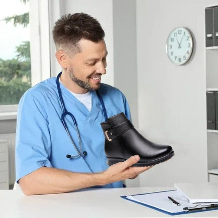 Genettech® - Ergonomski, vodoodporni, usnjeni ortopedski čevlji za lajšanje bolečin - Nova zimska kolekcija