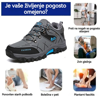 🔥🚨Časovno omejen popust 65 % - Zadnji dan!! Mehki in udobni pohodni čevlji iz prave volne in uvoženega vrhunskega italijanskega usnja (opora za stopalni lok - olajša hojo)